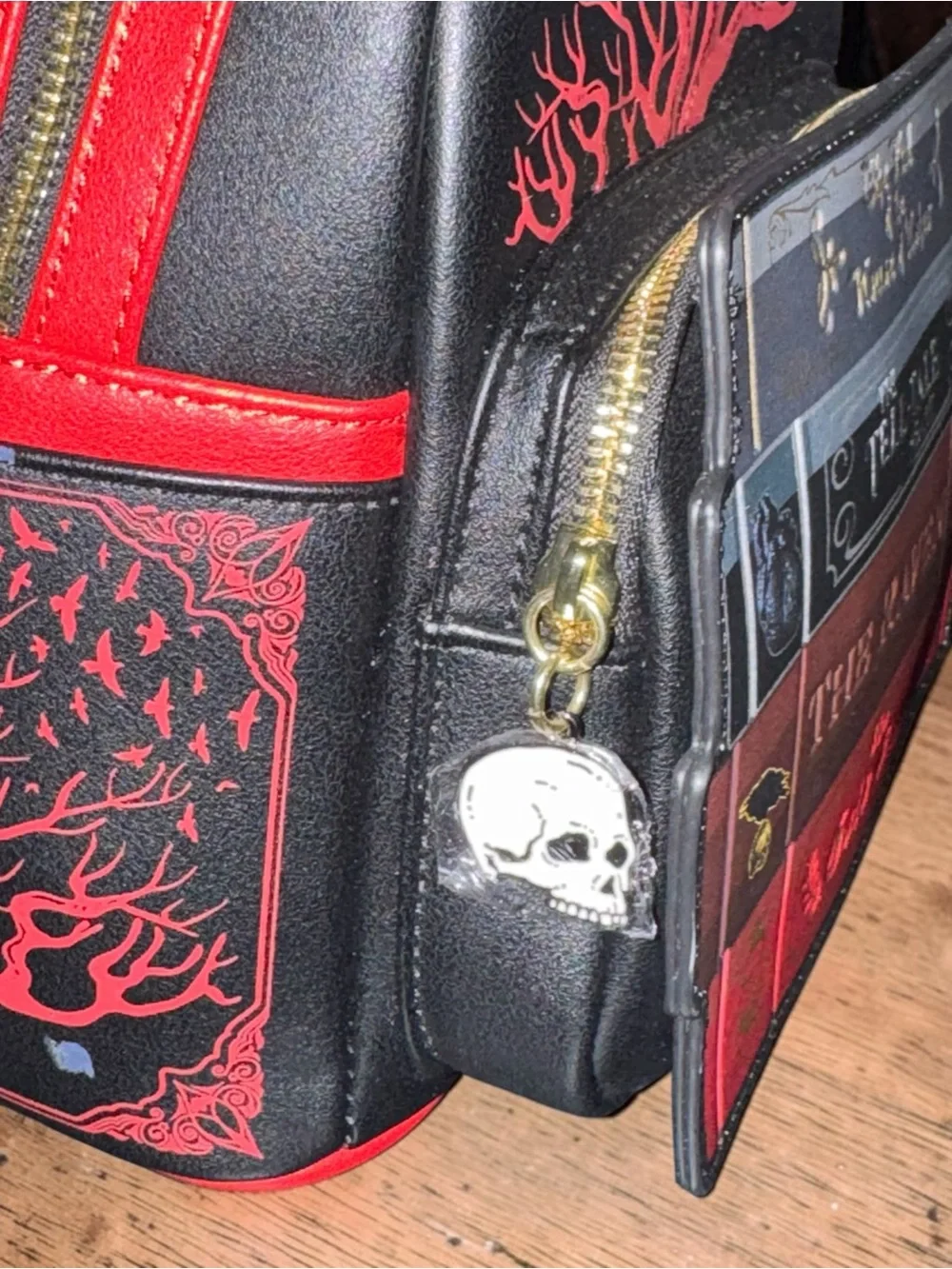 Loungefly Edgar Allan Poe Literary Horror Mini Backpack